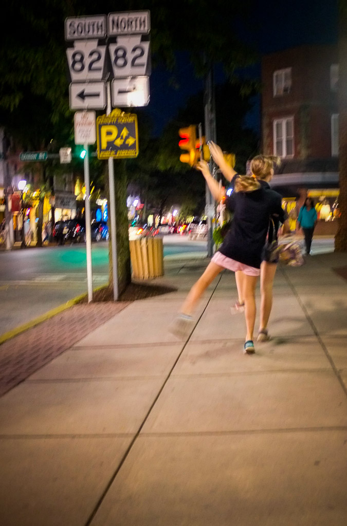 I am exhibiting at local cafe for the next month and the opening was tonight during the regular 