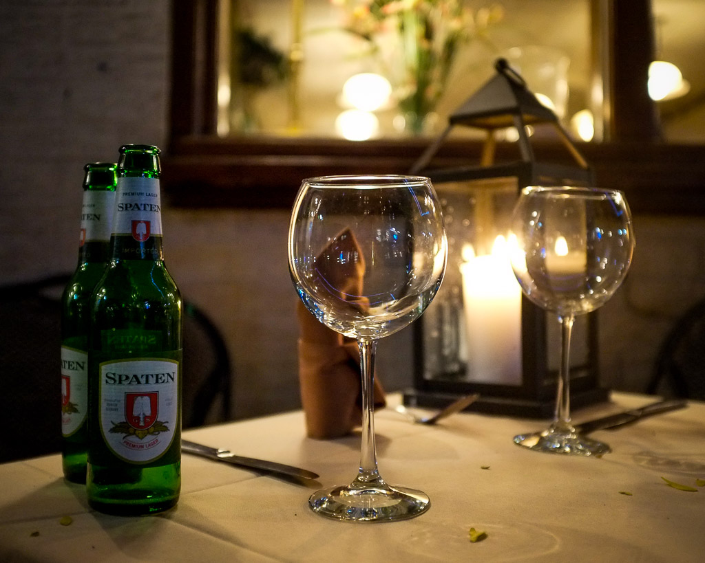 I am exhibiting at local cafe for the next month and the opening was tonight during the regular 