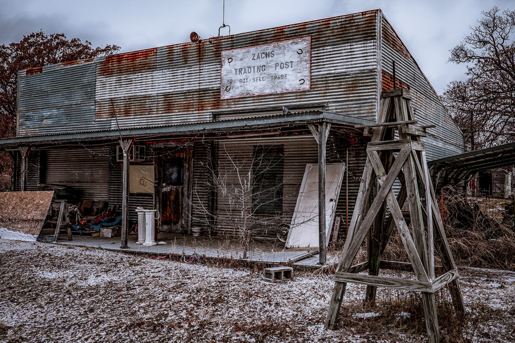 Around this area of North Texas there are towns that are slowly shrinking away.  They live on unpaved roads along gently rolling prairie filled with mesquite and cactus.

Some are working on becoming 