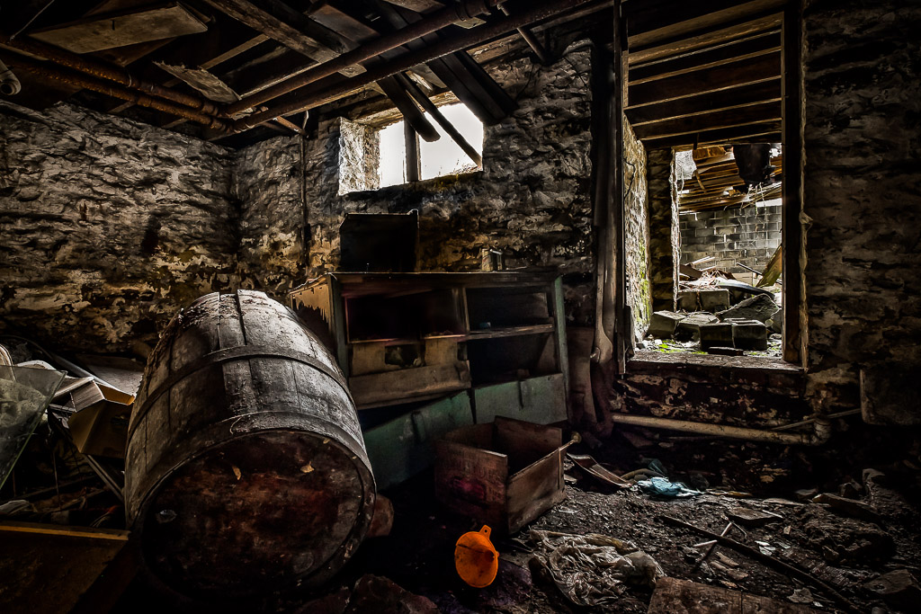 More scenes from an abandoned home in very rural western Pennsylvania north of Johnstown.  So much of the life of these folks was still inside, slowly fading away...