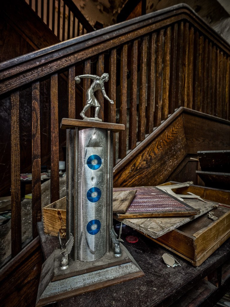 Scenes from an abandoned home in very rural western Pennsylvania north of Johnstown.  So much of the life of these folks was still inside, slowly fading away...