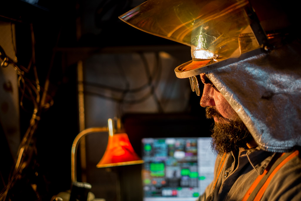 The operator for the next-to-last heat, and who started the last one.

So, it's over.

The steel mill where I've worked for 22 years has closed the 