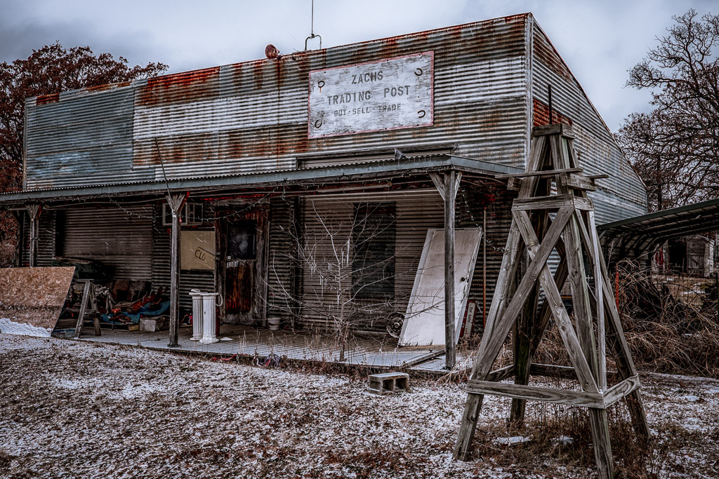 Around this area of North Texas there are towns that are slowly shrinking away.  They live on unpaved roads along gently rolling prairie filled with mesquite and cactus.

Some are working on becoming 