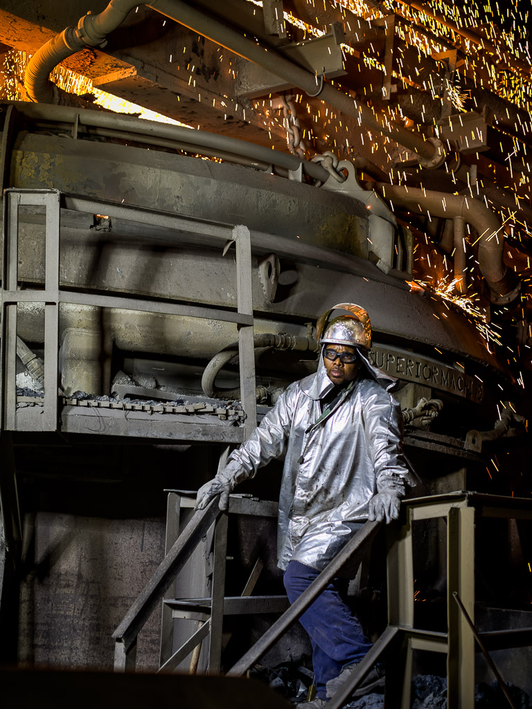 This is steelworkers for you.  Bit's of molten metal can be raining down and it's just another day in the meltshop...

So, it's over.

The steel mill where I've worked for 22 years has closed the 