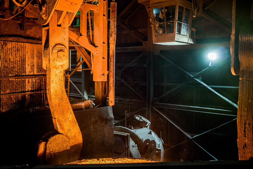 The north ladle crane sets the ladle on it's cradle at the processing station.

So, it's over.

The steel mill where I've worked for 22 years has closed the 