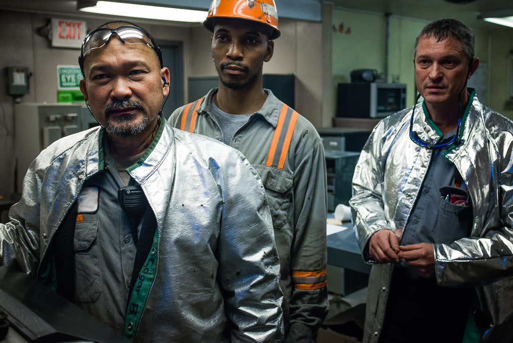 The team looks at the spectrometer results and are not terribly pleased.

So, it's over.

The steel mill where I've worked for 22 years has closed the 